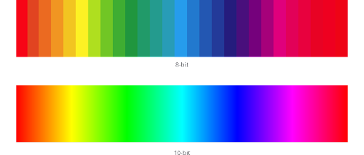 8-Bit vs 10-Bit Color Scale_HDR vs SDR